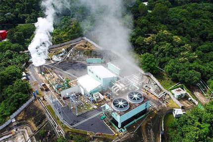 火山地热能矿场设计效果图